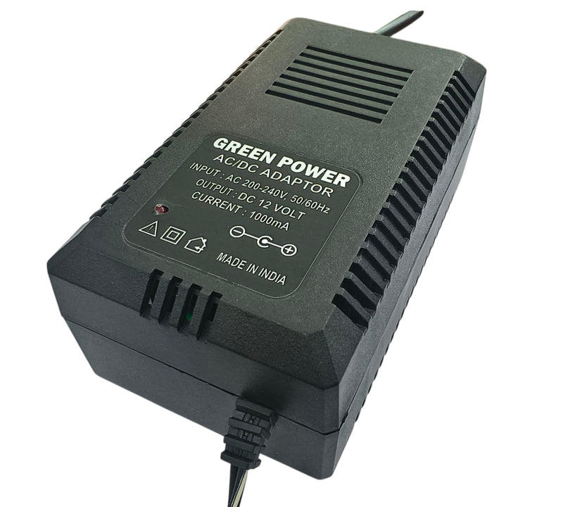Green Power 12V 1A Adapter – Reliable SMPS Power Supply for Medical & Electronic Devices