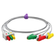 ECG 3 leadwire cable for compatible Siemens patient monitors with TPU cable material