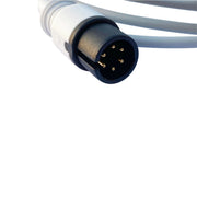 6 Pin ECG Patient Monitor Cable with 3 Lead Snap AHA Compatible with GE Mindray Philips and Zoll
