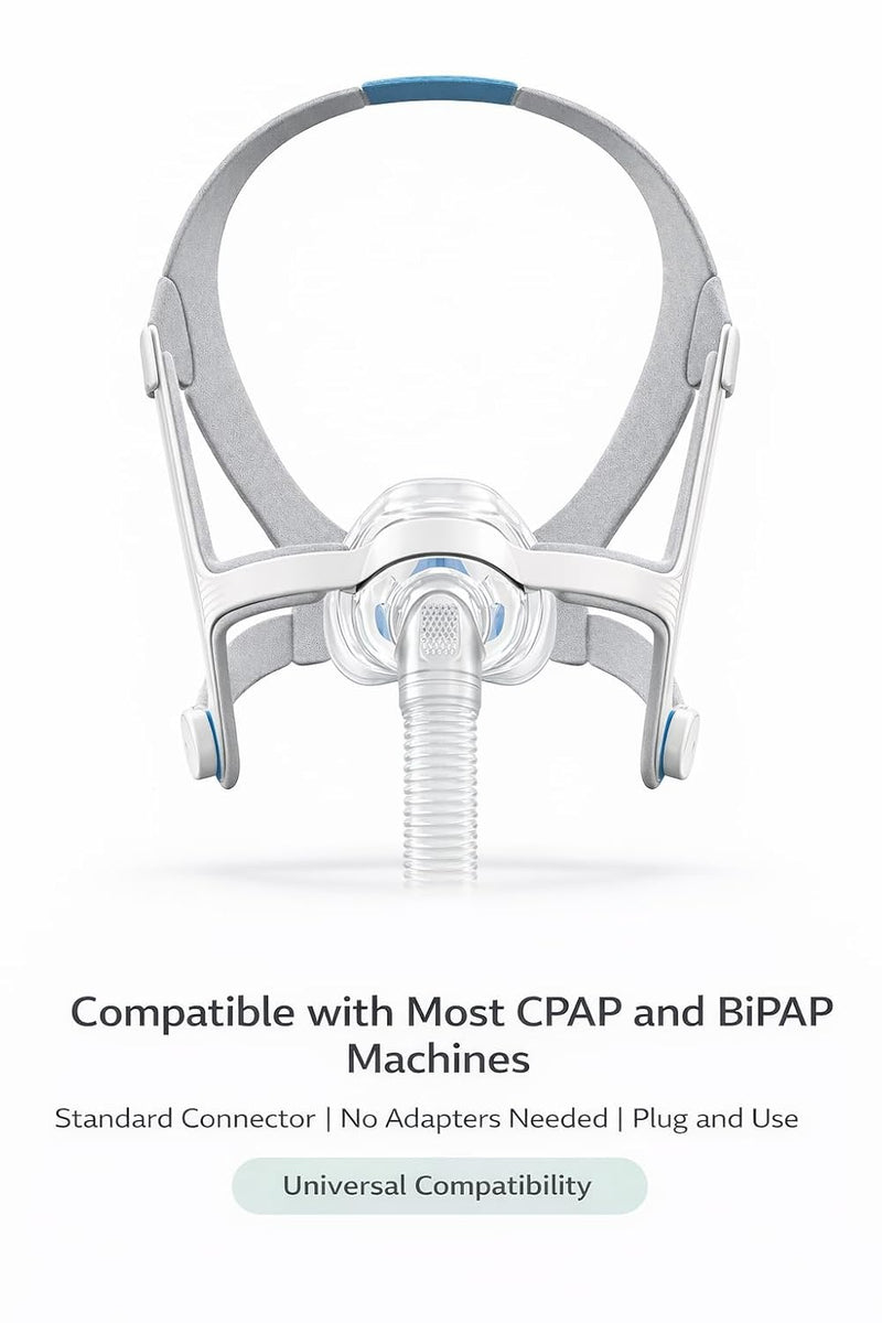 ResMed Homecare AirFit Nasal CPAP Mask, Large, Universal Fit, Infinity Seal Cushion, Magnetic Clips