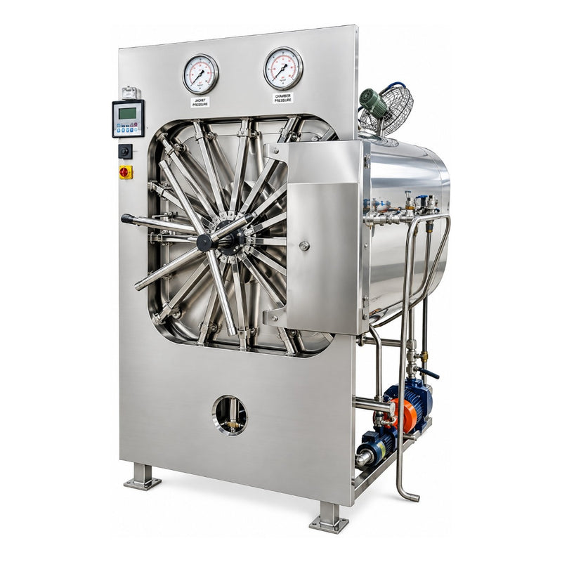 APS large capacity horizontal autoclave for hospitals and laboratories with optional vacuum drying system