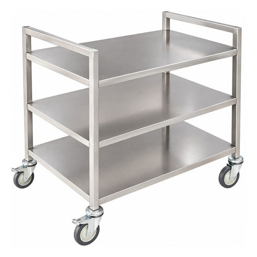 Stainless Steel Open CSSD Trolley for Baskets and Trays 