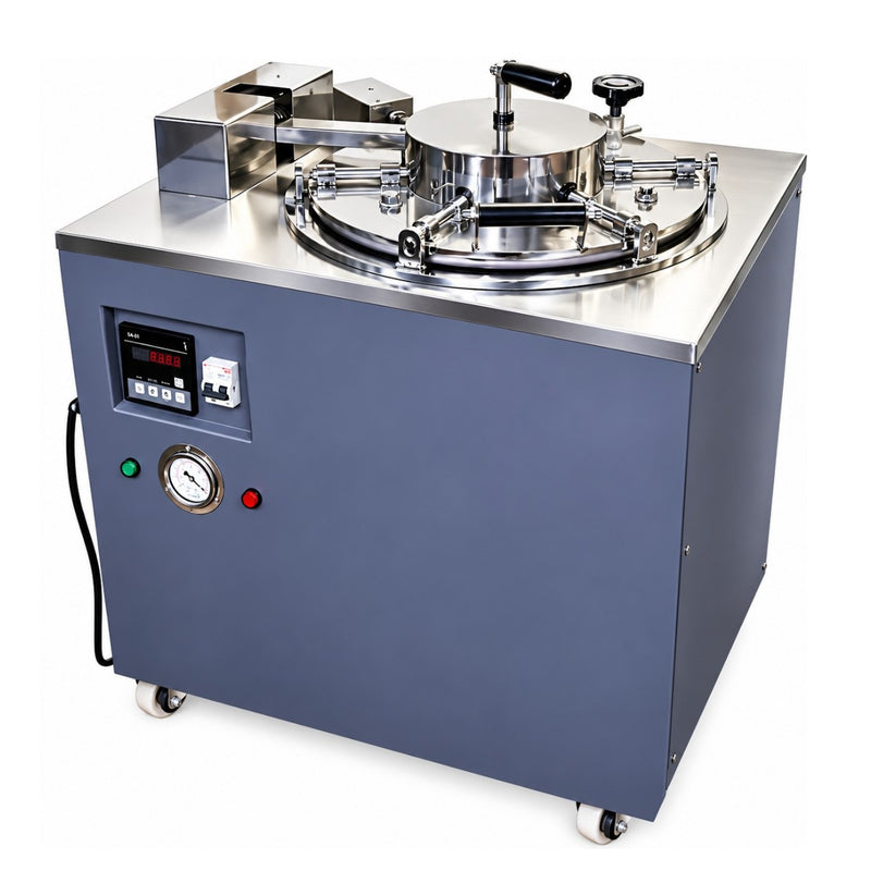 APS Single Lever Lock steam autoclave microprocessor control panel 150 litre.