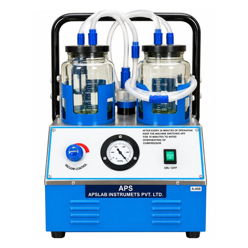 APS Suction Machine Available in 1/4 HP, 1/2 HP and 1 HP Machine with Polycarbonate Jar