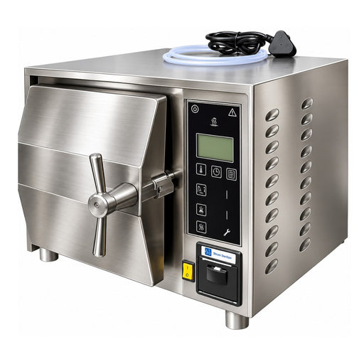 APS 21 litre B-Type automatic front load autoclave with vacuum pump.