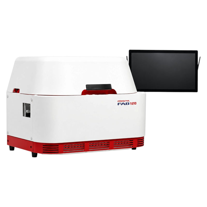 Agappe Mispa FAB 120 biochemistry analyzer with QC and calibration management features
