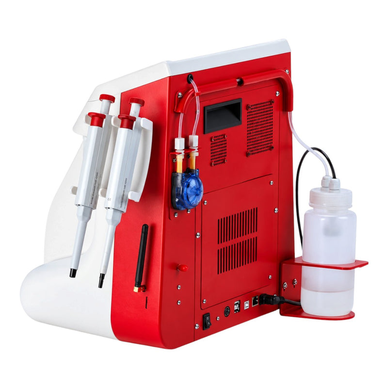 Agappe Mispa Plus clinical chemistry analyzer with Westgard algorithm and Levey-Jennings quality control chart