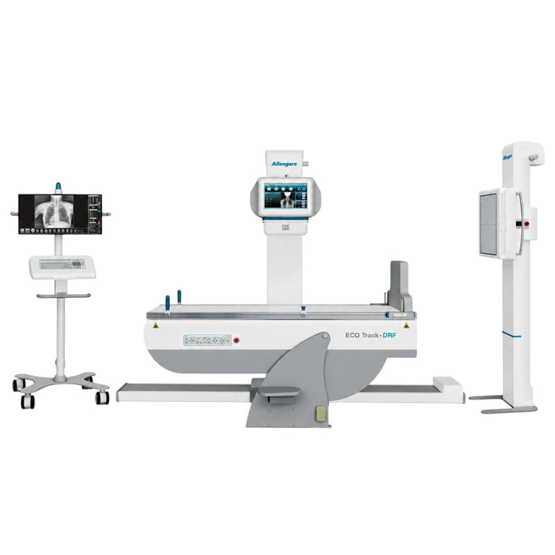 Remote-controlled table and tube positioning features of the Allengers MARS 80
