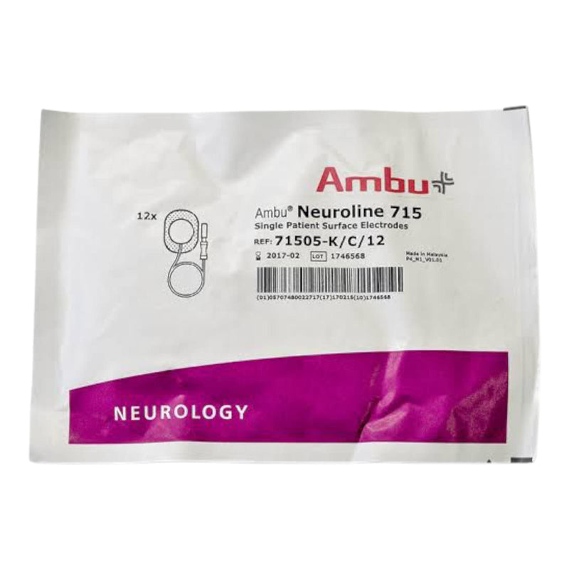 Ambu Neuroline 715 surface electrodes disposable EMG NCV – pack of 12
