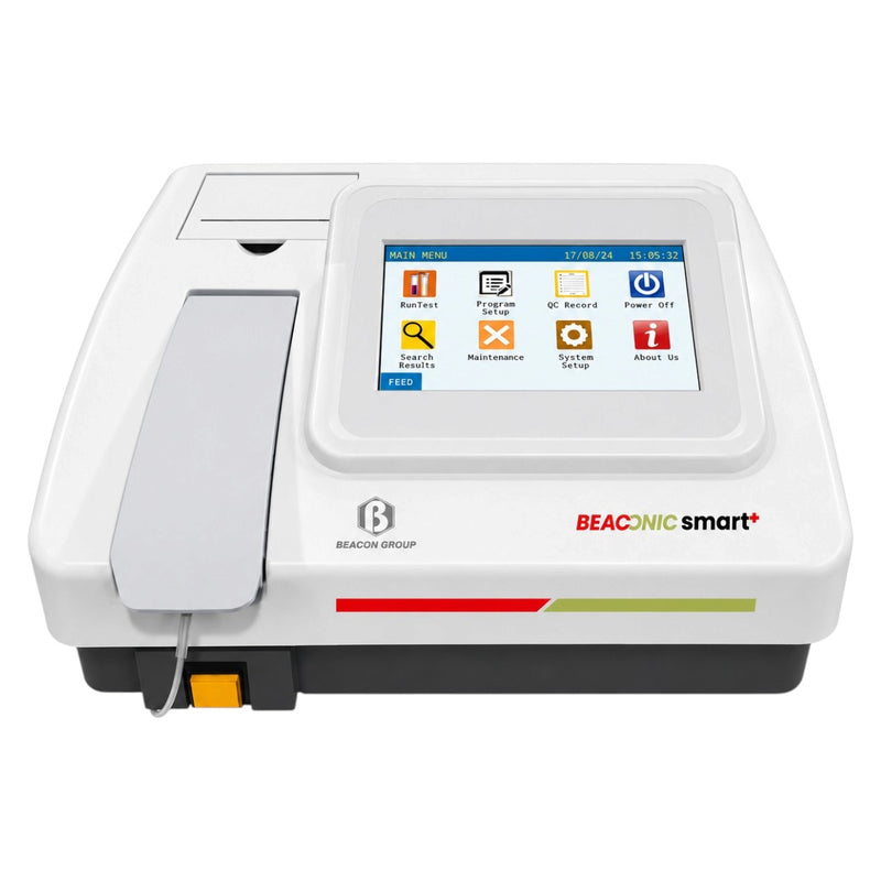 Beacon Beaconic Smart+ semi automatic analyzer with 15 built-in incubation positions