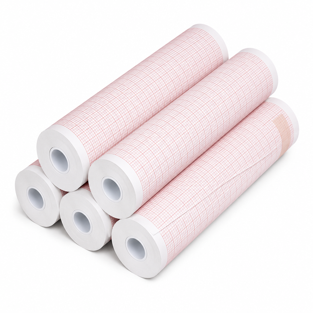 Bionet ECG Paper Roll A4 Size (215 mm × 20 Meter) – Pack of 5 Rolls