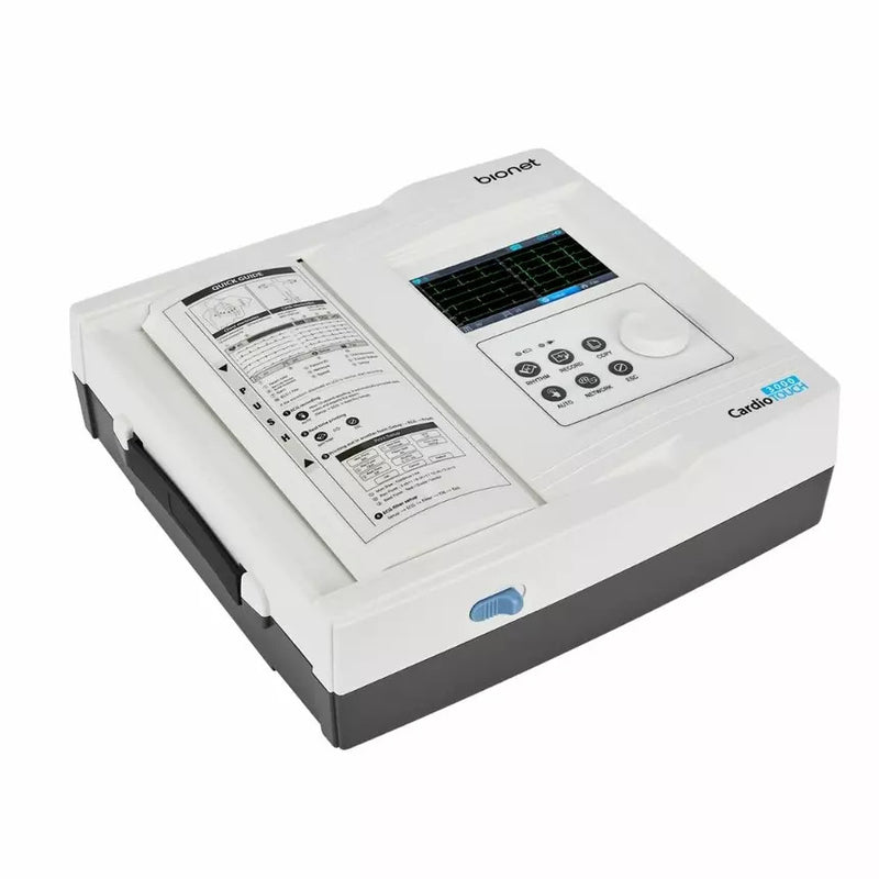 Bionet Cardio Touch 3000 12 Channel ECG Machine used in hospitals, clinics, and cardiology departments.
