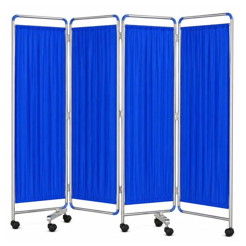 Biotronix Instruments four fold stainless steel privacy screen
