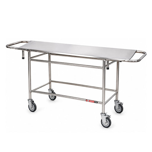 Biotronix Instruments folding mild steel stretcher trolley