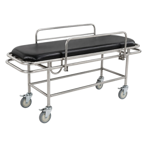 Biotronix Instruments stainless steel patient stretcher trolley