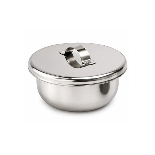 Biotronix Instruments stainless steel gallipot with cover