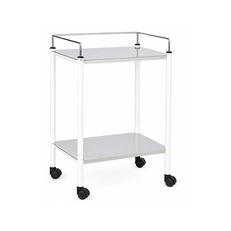 Biotronix Instruments stainless steel hospital instrument trolley