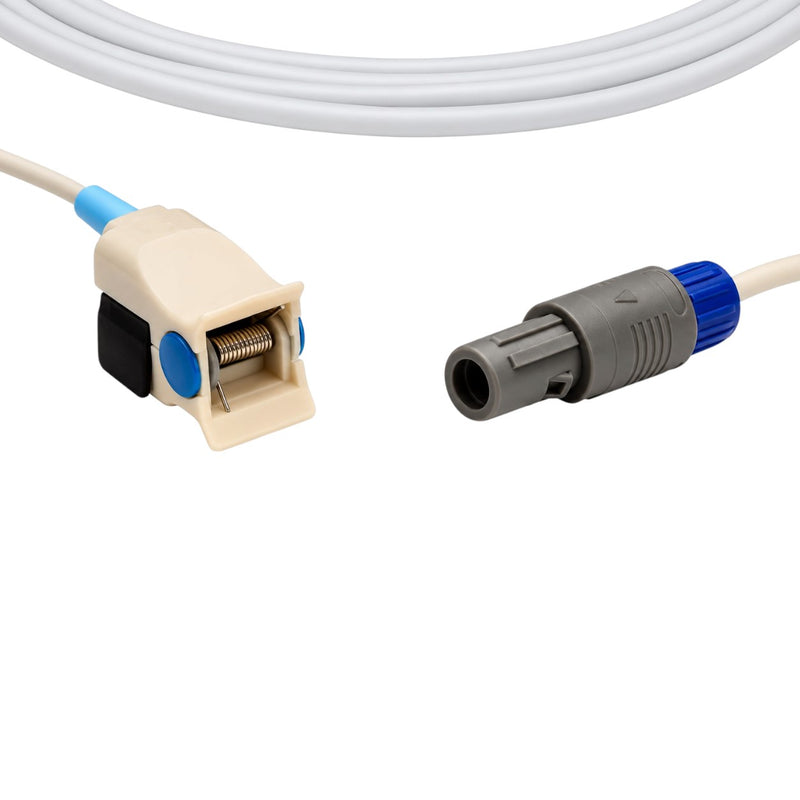 Nihon Kohden SVM SpO₂ sensor with 3-metre TPU cable
