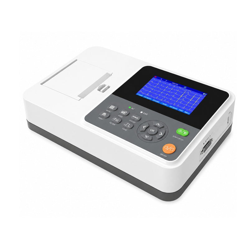 CONTEC E3 digital 3 channel 12 lead ECG machine with thermal printer