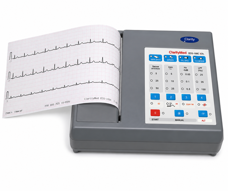Clarity ECG 100 12-Lead ECG Machine