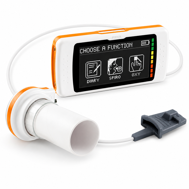 MIR Spirodoc Portable Spirometer Machine with 6MWT