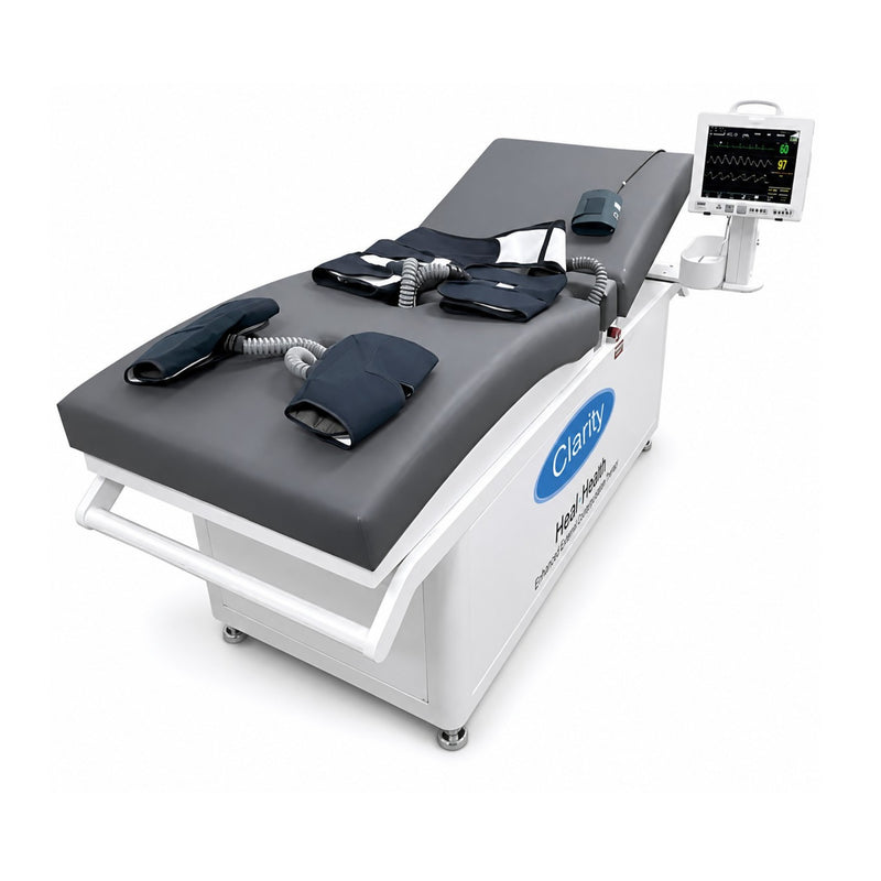 Clarity Heal Heart EECP Machine for Enhanced External Counter Pulsation therapy available at Health Yantra Store
