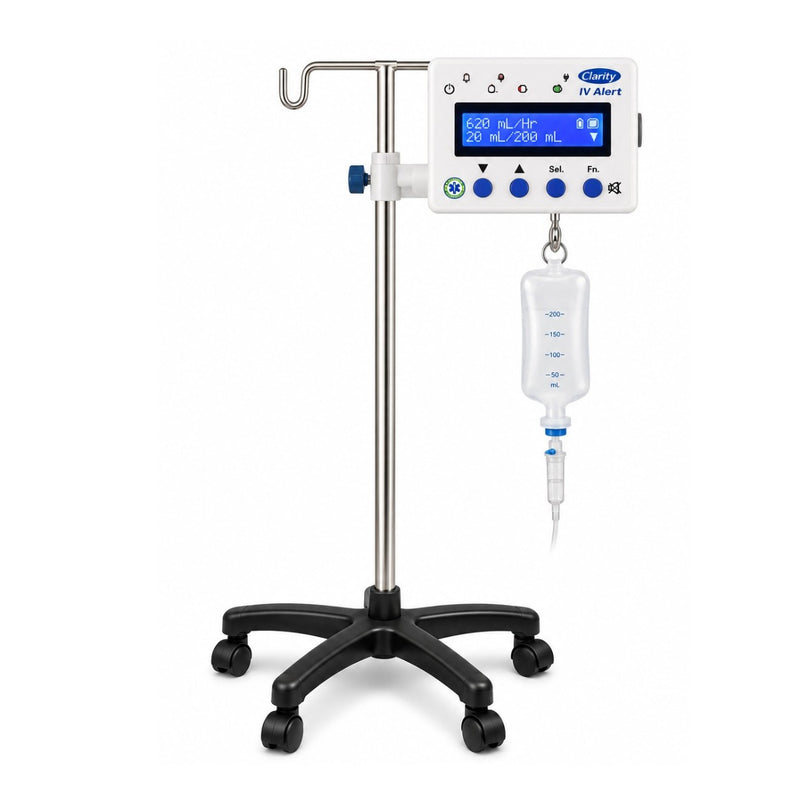 Clarity IV Alert Drip Alarm System for gravity IV infusion monitoring available at Health Yantra Store