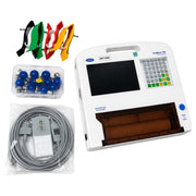 Clarity TrueBeat200 12 Lead ECG Machine with high-resolution TFT screen and thermal printer