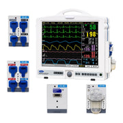 Order Clarity Spectra Gold+ multiparameter patient monitor online with LAN, Wi-Fi, CMS compatibility and up to 10 monitoring parameters.