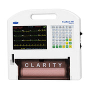 Clarity TrueBeat200 12 Channel ECG Machine with 7-inch colour display and built-in A4 thermal printer