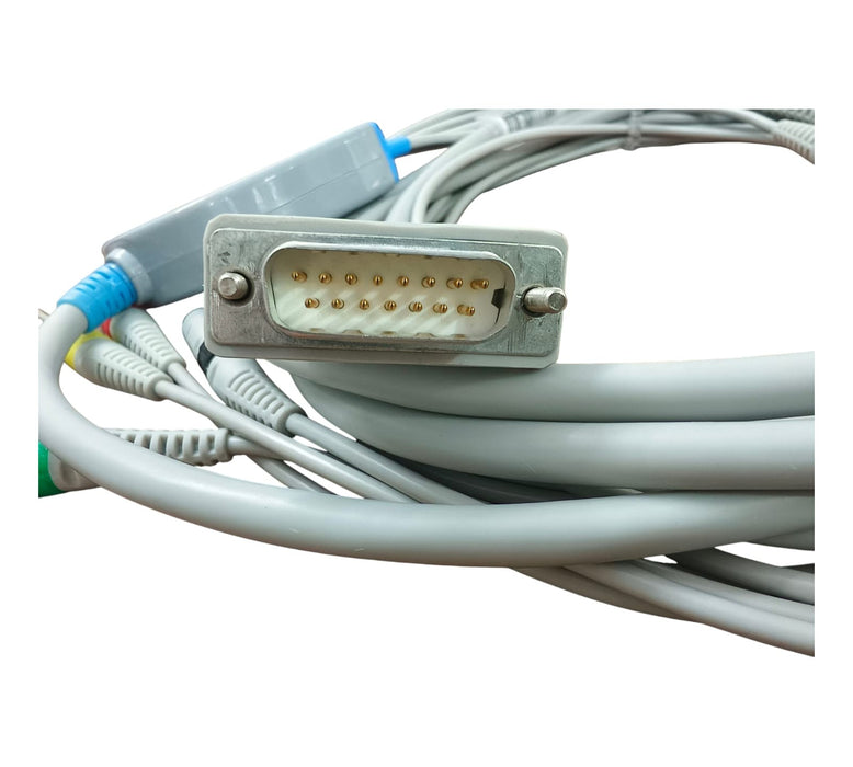 10 Lead ECG Cable for Clarity Medical ECG Machines (ECG 100, True Beat 100, True Beat 200)
