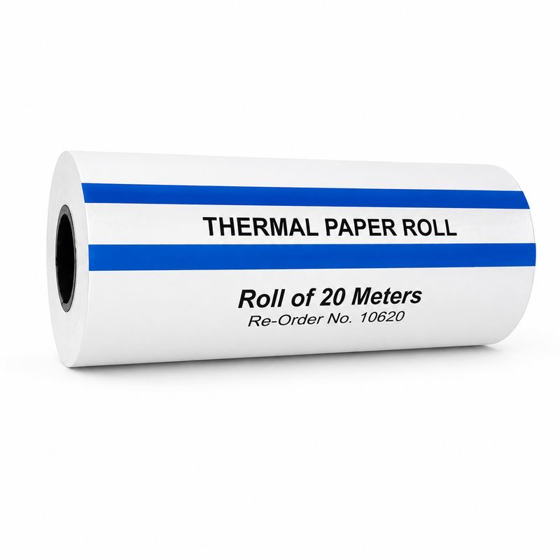 106mm x 20m Thermal Paper Roll for Clarity SpiroTech Plus PFT Machine (Pack of 10 Rolls) - PFT Paper
