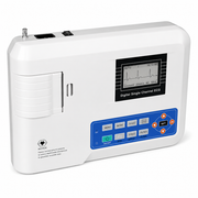Contec 100G Single Channel ECG Machine with 12-lead ECG acquisition, 2.7-inch colour LCD display and thermal printer