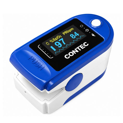 Contec CMS50D pulse oximeter with waveform and bar graph