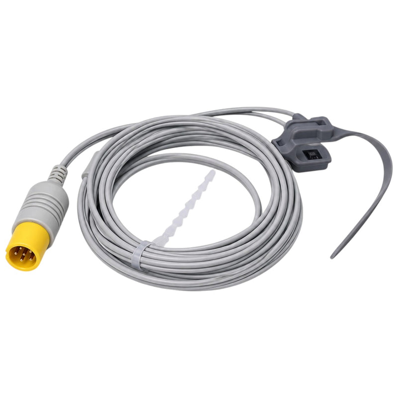 Bag-packaged Contec CMS5100 SpO₂ sensor with 6-month warranty