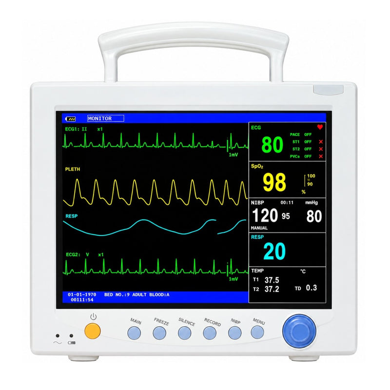Contec CMS7000 patient monitor with waveform display