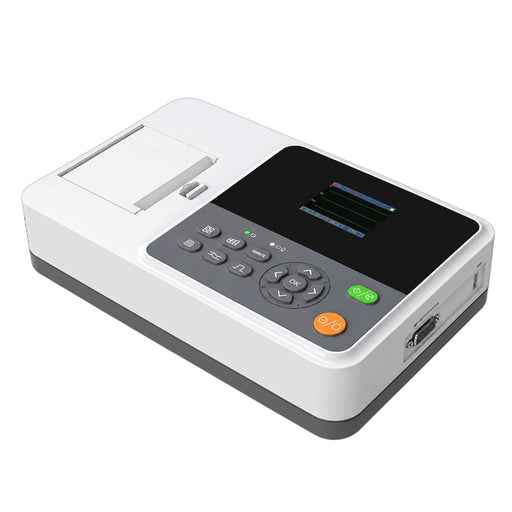 Contec E3M portable 3 channel ECG machine with rechargeable battery