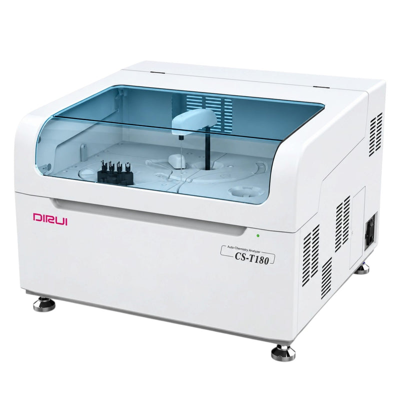 DIRUI CS-T180 biochemistry analyzer with up to 180 tests per hour colorimetric throughput