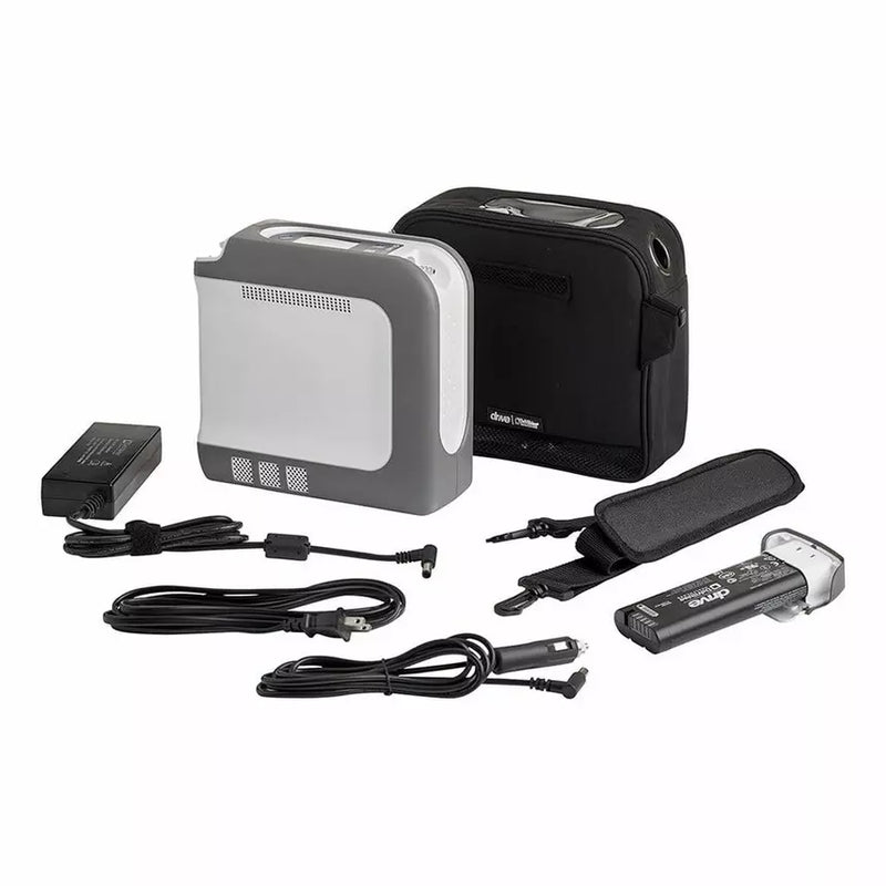 Collection of electronic devices and accessories on a white background