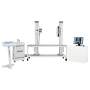 Digital radiography X-ray machine with wireless 14×17-inch flat panel detector