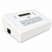 Digital Acoustics Elite-100 Diagnostic Audiometer with USB connectivity, Acoustic Suite software, rechargeable battery, air and bone conduction transducers, and portable diagnostic hearing assessment system.