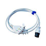 ECG Cable 6 Pin Snap AHA Compatible with EDAN Siemens Spacelabs Welch Allyn and Nihon Kohden Monitors