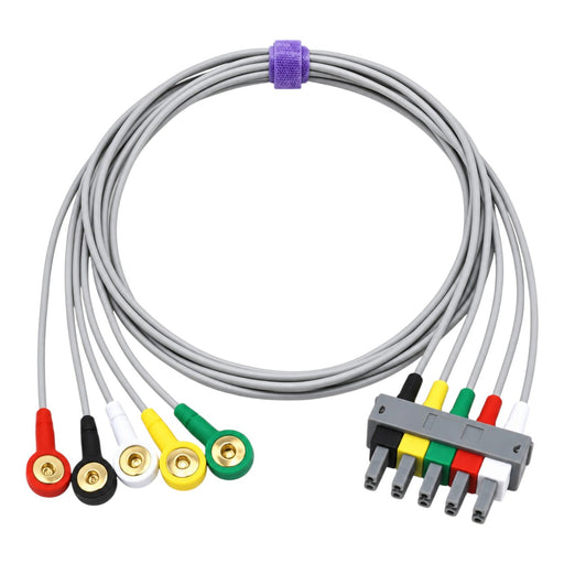 5-lead ECG leadwire AA style ECG monitoring for adult patients 