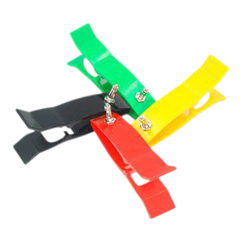 Adult ECG Limb Electrode Clamp Set (4 Colors) – Compatible with All ECG Machines