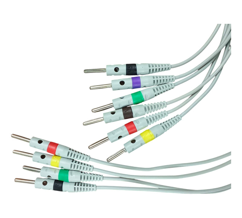 10 Lead ECG Cable for Clarity Medical ECG Machines (ECG 100, True Beat 100, True Beat 200)