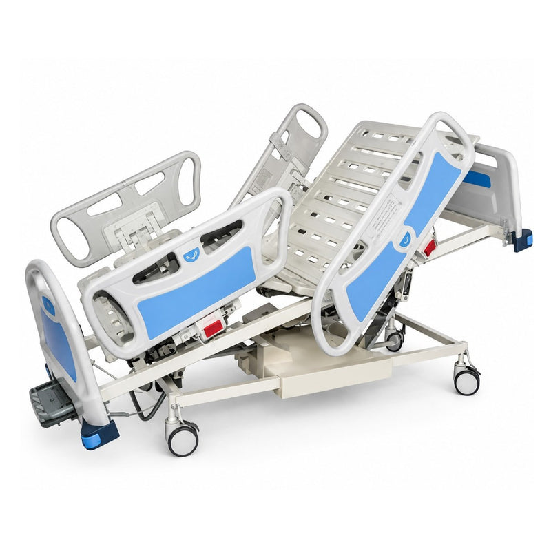 electric hospital ICU bed with stainless steel construction