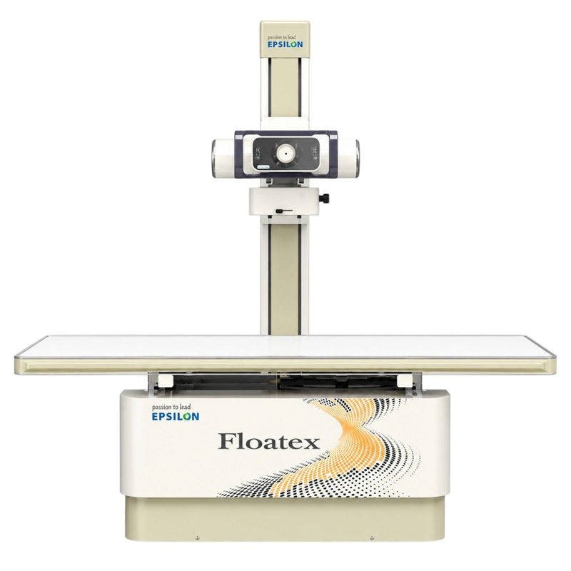 Motorized examination table configuration for the Epsilon fixed X-ray machine