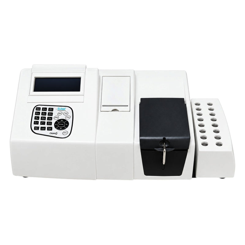 Front view of the Erba Chem 6 semi-automated biochemistry analyzer