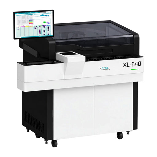 Erba XL-640 fully automatic chemistry analyzer with approximately 80 sample positions