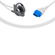 Rectangular 9-pin connector for the GE TruSignal-compatible SpO₂ sensor